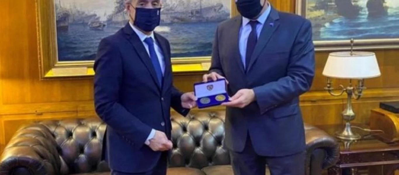 Συνάντηση Ν.Παναγιωτόπουλου με τον Περιφερειάρχη Θεσσαλίας για την πολιτική προστασία και αγορά γεφυρών